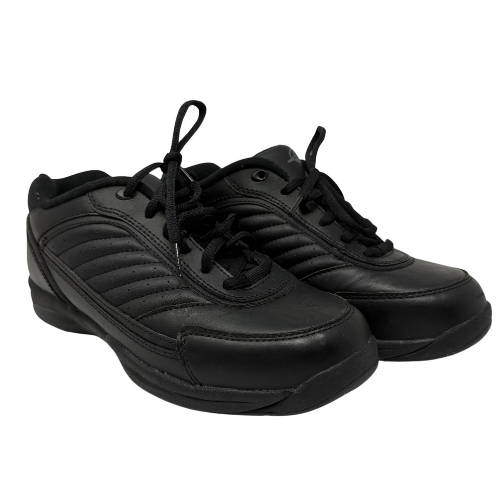 Easy Spirit Shoes Womens Size 8 Wide Black Walking Comfort Leather Soart Patent